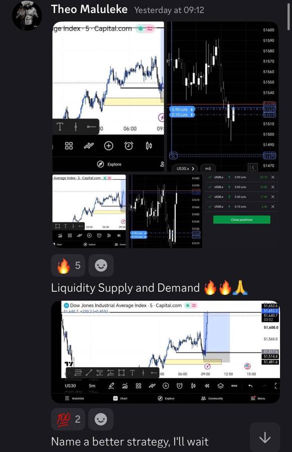Edge Lab member winning trade 4